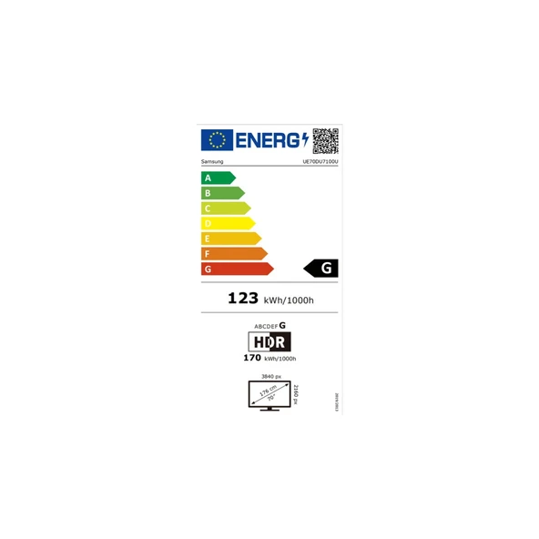 Samsung 70DU7100 4K Ultra HD 70" 178 Ekran Uydu Alıcılı Smart LED TV - 5