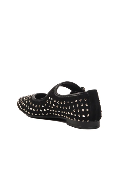 Aspor Siyah Taş İşlemeli Kadın Babet - 4