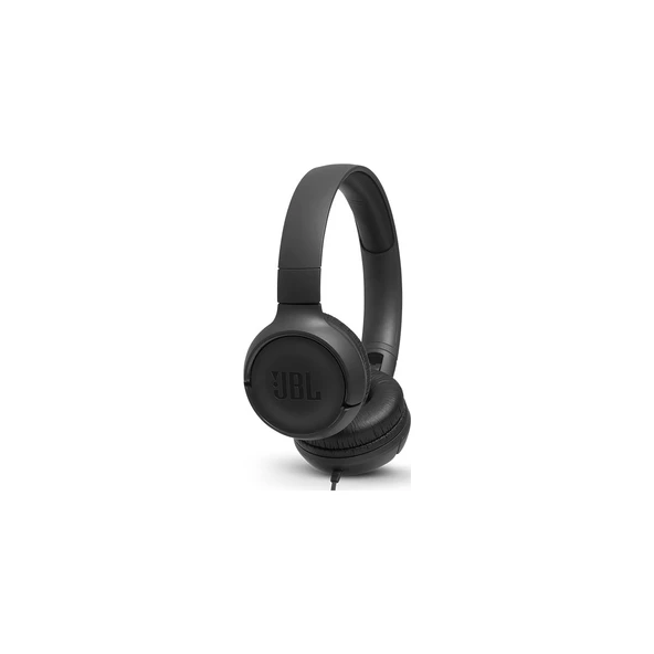 JBL T500 Mikrofonlu Kablolu Kulaküstü Siyah Kulaklık