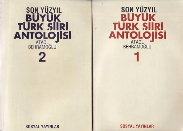 Son Yüzyıl Büyük Türk Şiiri Antolojisi (2 Cilt Takım)