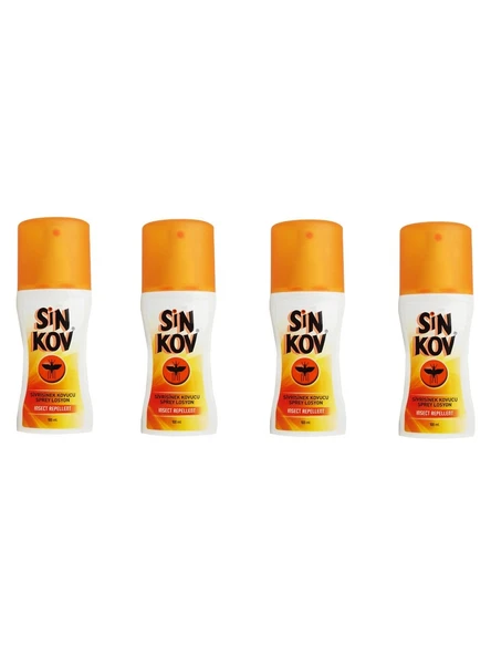 Sinkov Sivrisinek, Karasinek ve Kene Kovucu Sprey 100 Ml x 4 Adet