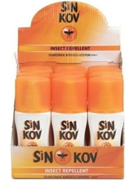 Sinkov Sivrisinek, Karasinek ve Kene Kovucu Sprey 100 Ml x 12 Adet