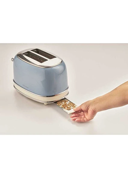 Ariete Mavi Vintage Ekmek Kızartma Makinesi - Resim 4