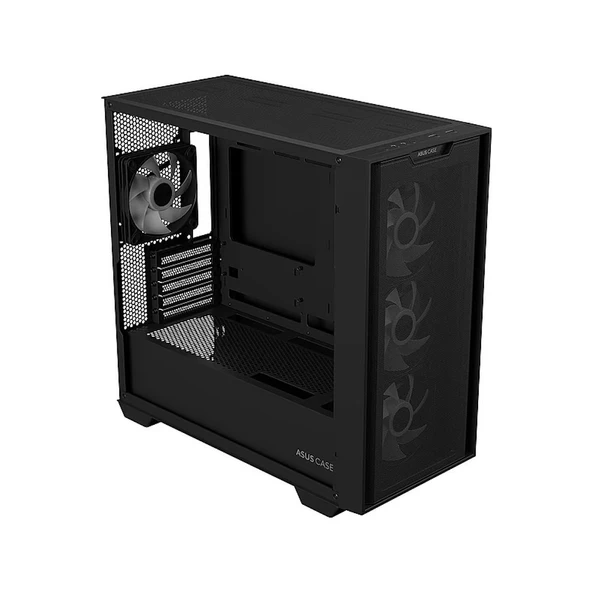 Asus A21 Plus Argb Temperli Cam USB 3.2 Matx Mesh Siyah Mid Tower Gaming Kasa - 4