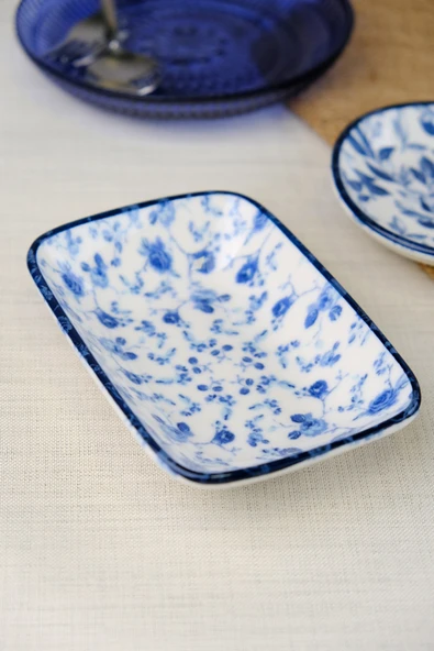Tabak Evi Blue Heaven Kayık Tabak Tekli 14x10x2cm