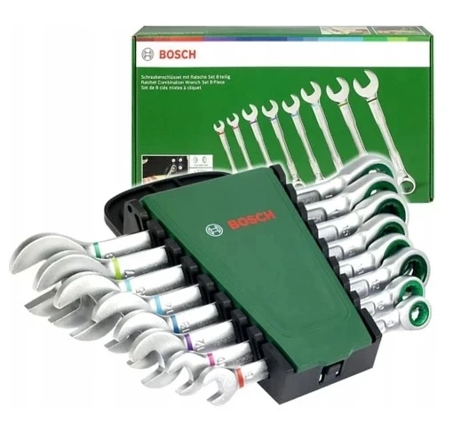 Bosch Cırcırlı Kombine Anahtar Seti 8 Parça - 2