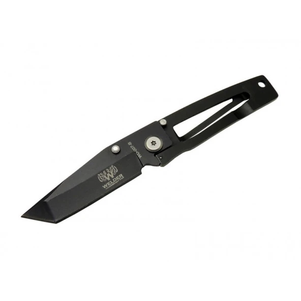 Polat Alemdar Siyah Çakı 16 cm Yarı Otomatik
