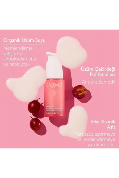 Caudalie VinoHydra Hiyalüronik Serum 30 ml - Resim 2