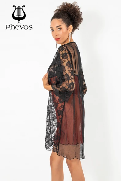 Phevos 3'lü Gecelik ve Sabahlık Takımı-3758 - Resim 12