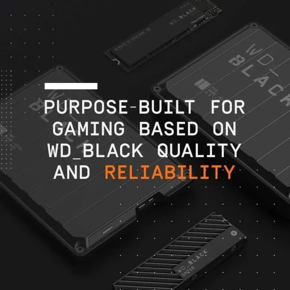 WD_BLACK 500 GB P50 Oyun Sürücüsü SSD - Taşınabilir - 8