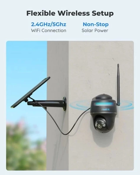 REOLINK 5MP Kablosuz Dış Mekan Güvenlik Kamera Sistemi - 6