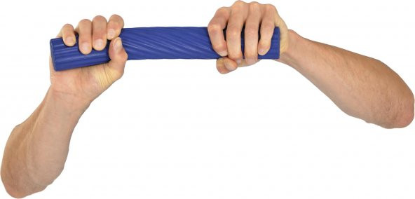 MVS FLEXBAR , EL , PARMAK , BİLEK VE KOL GÜÇLENDİRME BARI , 
BİLEK EGZERSİZİ MAVİ RENK (ÇOK SERT)