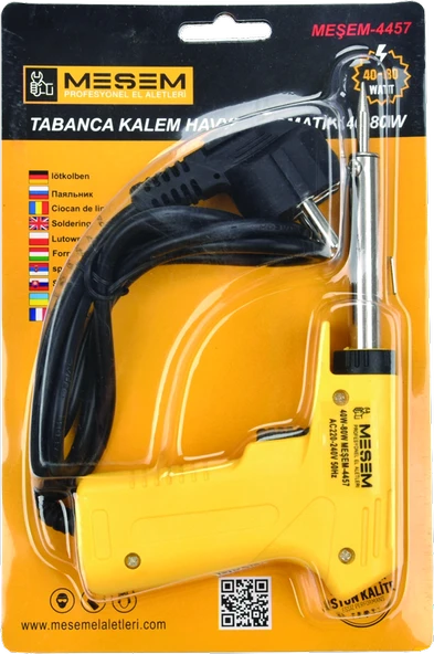 MEŞEM OTOMATİK KALEM HAVYE TABANCASI 40-80 W 4457