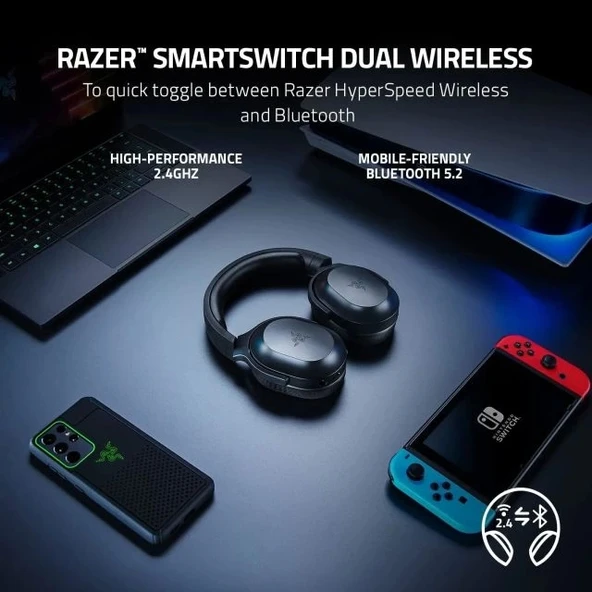 Razer Barracuda Kablosuz Oyun Kulaklığı - 2