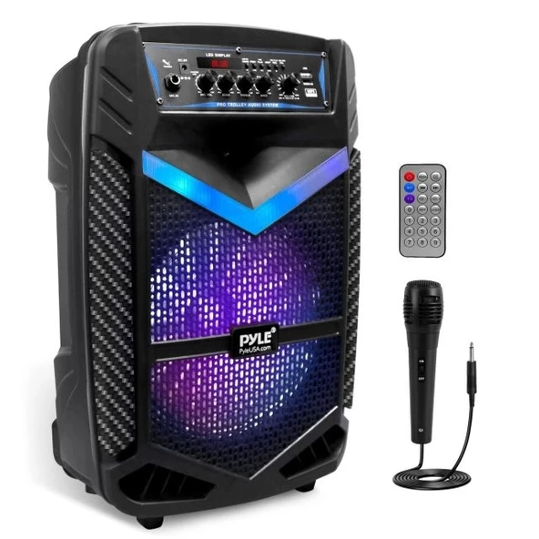 Pyle Taşınabilir Bluetooth PA Hoparlör Sistemi - 600W