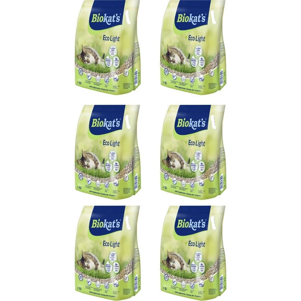 Pelet Kedi Kumu Eco Light 5lt (6 Adet)