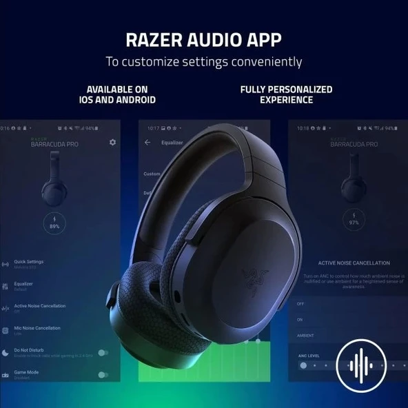Razer Barracuda Kablosuz Oyun Kulaklığı - 6