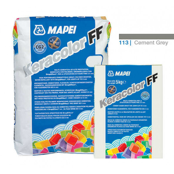 MAPEI KERACOLOR FF  GÜMÜŞ GRİ /20 KG