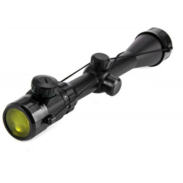 3-9X40 Zoomlu Çıft Işıklı Dürbünü Montaj Kelepçeli - 3