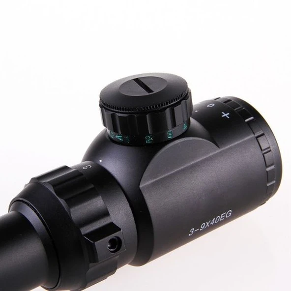 3-9X40 Zoomlu Çıft Işıklı Dürbünü Montaj Kelepçeli - 4