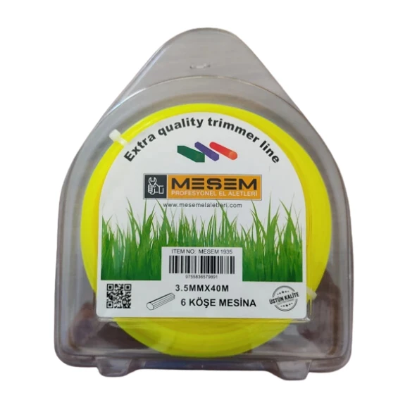 MEŞEM MİSİNA İPİ 6 KÖŞE 3,5 MM*40 MT 1935