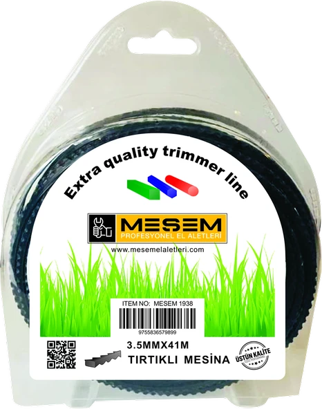 MEŞEM MİSİNA İPİ TIRTIKLI 3,5 MM*41 MT 1938