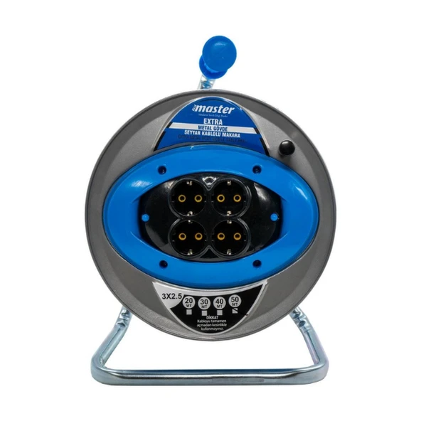 MASTER KABLOLU MAKARA EXTRA METAL GÖVDE 3*2,5 MM 30 MT