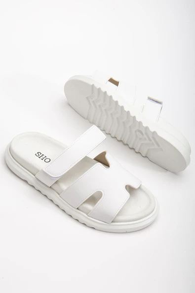 Azure Kadın Yumuşak Tabanlı Günlük Beyaz Terlik - 2