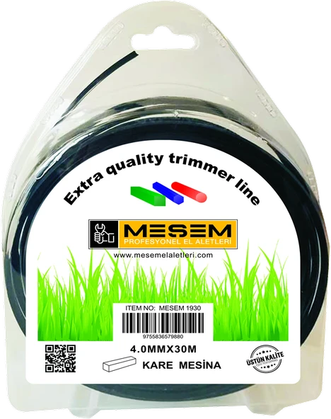 MEŞEM MİSİNA İPİ KARE 4 MM*30 MT 1930