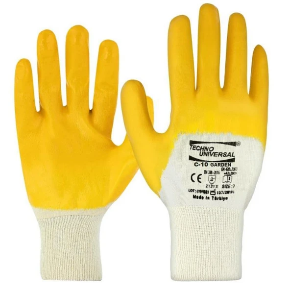 ÜNİVERSAL GARDEN NİTRİL FLEX ELDİVEN NO:9 C-40 - 1