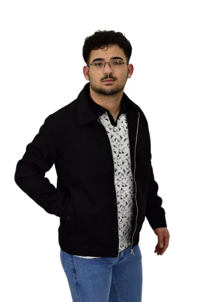 Erkek Mevsimlik Süet Spor Mont 8073 BGL-ST04510 - Resim 4