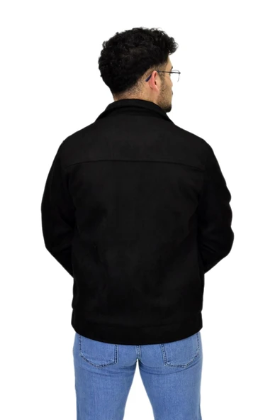 Erkek Mevsimlik Süet Spor Mont 8073 BGL-ST04510 - Resim 5