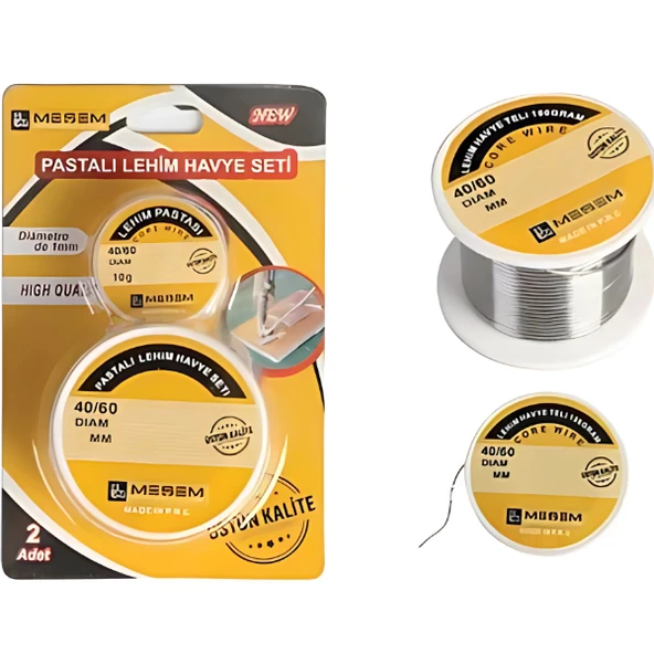 MEŞEM PASTALI LEHİM HAVYE SETİ 4140