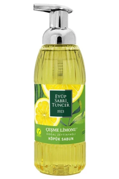 Eyüp Sabri Tuncer Zeytinyağlı Çeşme Limonu Köpük Sabun 500 ML - Resim 2