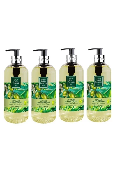 Ayvalık Zeytin Çiçeği Sıvı Sabun 500 ml - 4 Adet ürün görseli
