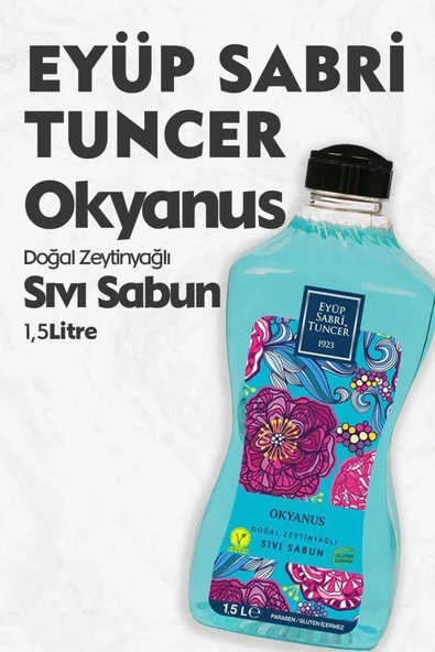 Okyanus Sıvı Sabun Seti 1500 ml Ve 500 ml - Resim 6