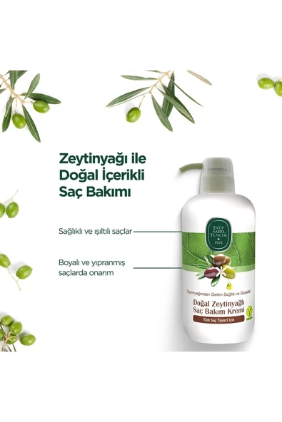 Eyüp Sabri Tuncer Macadamia Şampuan, Duş Jeli ve Zeytinyağlı Saç Bakım Kremi 600 ML - Resim 7
