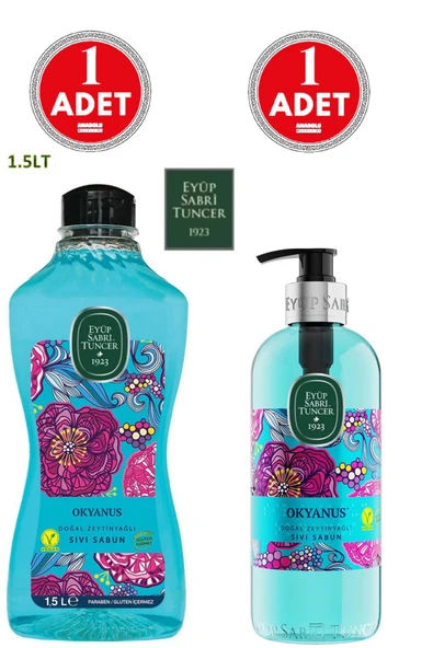 Okyanus Sıvı Sabun Seti 1500 ml Ve 500 ml ürün görseli