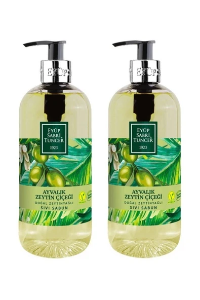 2 Eyüp Sabri Ayvalık Zeytin Çiçeği Zeytinyağlı Sıvı Sabun 500 Ml