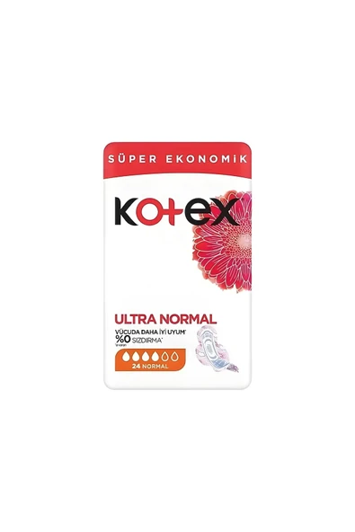 Kotex Ultra Dörtlü Eko Normal 24'lü (12'Lİ)