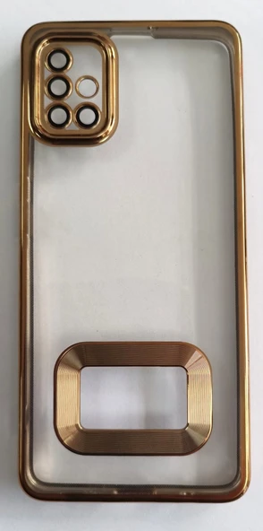 Samsung Galaxy A51 Uyumlu Yumuşak Şeffaf Lazer Kenarlı Kılıf - 2