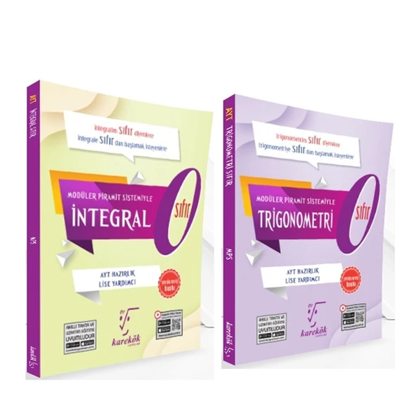 Karekök Yayınları Türev ve İntegral Sıfır 2 Kitap Set