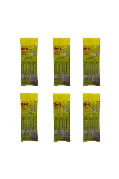 me-o Creamy Treats Ton Balığı Ve Keçi Sütlü Kedi Ödül Maması (4 X 15 G) 6 Adet