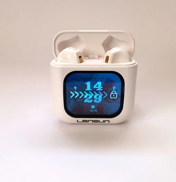 Lensun LS-N2 Led Ekranlı Dahili 8 GB Hafızalı Akıllı Dokunmatik Bluetooth Kulaklık - 2