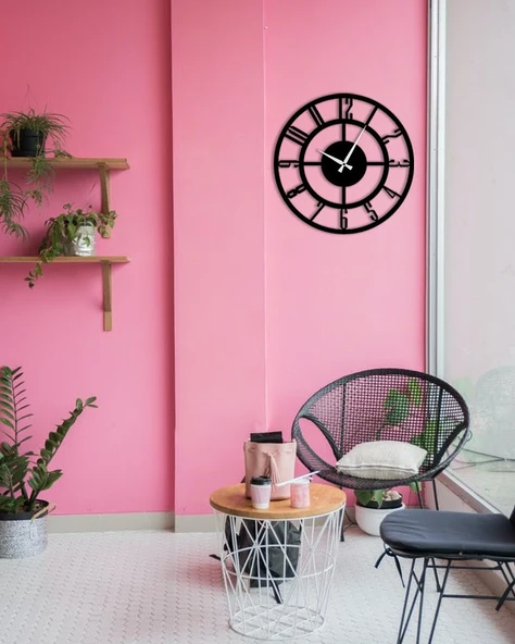 Eysa PureLine Dekoratif Metal Duvar Saat 50x50CM - 6