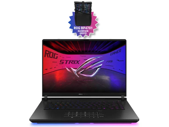 Asus ROG Strix SCAR 16 G635LX-RW143 24GB GeForce RTX5090 175w Intel Ultra 9 275HX 32GB RAM 1TB Performance SSD 16 inç WQXGA 240Hz - 7