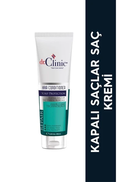 Dr. Clinic Kapalı Saçlar Saç Derisi Koruma Şampuan 400 ml Saç Kremi 250 ml Ikili Set - 3