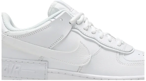 Nike Air Force 1 Shadow Triple White Spor Ayakkabı - 2