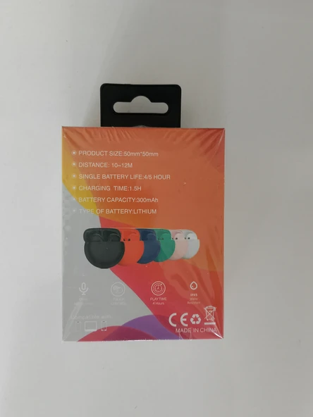 Kulak içi kulaklık 300 mAh lityum pil 5 saat dinleme özelliği wireless Bluetooth Kulaklık - 3