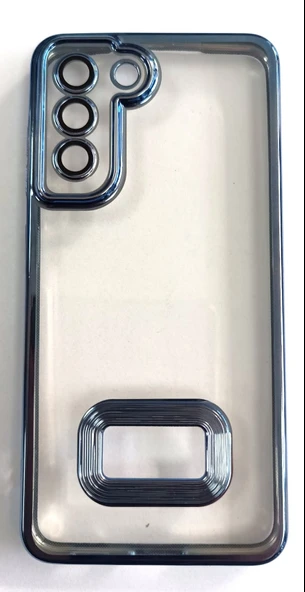 Samsung Galaxy S21 FE Uyumlu Yumuşak Şeffaf Lazer Kenarlı Kılıf - Resim 4